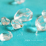 Natural Clear Quartz Irregular Nuggets Loose Beads for DIY Jewelry Making