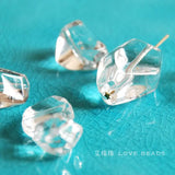 Natural Clear Quartz Irregular Nuggets Loose Beads for DIY Jewelry Making