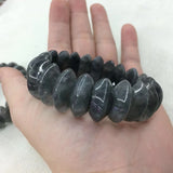 Cloudy Quartz Stone Beads Bracelet Natural Gemstone Bangle for Women
