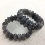 Cloudy Quartz Stone Beads Bracelet Natural Gemstone Bangle for Women