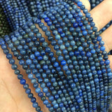 Natural Dumortierite Stone Beads for DIY Jewelry Making
