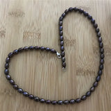 6MM AA Pink Purple Freshwater Pearl Necklace with Silver Clasp