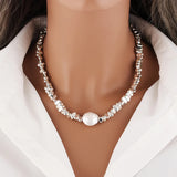 Freshwater Pearl Necklace Baroque Pearl Jewelry Wedding Accessories
