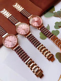 Natural Garnet Stone Bracelet & 33mm Watch DIY Jewelry for Woman