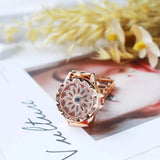 Garnet Stone Bracelet & Waterproof Beach Watch Set