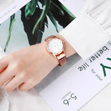 Garnet Stone Bracelet & 33mm Watch Set - Beach Waterproof Jewelry