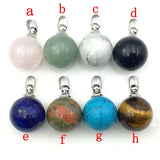 Gemstone Perfume Bottle Pendant with Essential Oils Diffuser