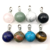 Gemstone Perfume Bottle Pendant with Essential Oils Diffuser