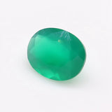 Natural Green Agate Oval Cut Bulk Jewelry Stone