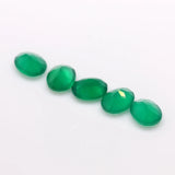 Natural Green Agate Oval Cut Bulk Jewelry Stone