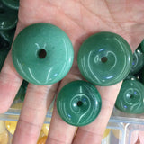 Green Aventurine Jade Beads Natural Stone DIY Loose Beads for Pendant Making