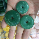 Green Aventurine Jade Beads Natural Stone DIY Loose Beads for Pendant Making