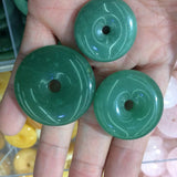 Green Aventurine Jade Beads Natural Stone DIY Loose Beads for Pendant Making