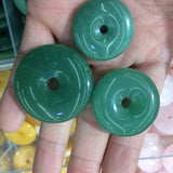 Green Aventurine Jade Beads Natural Stone DIY Loose Beads for Pendant Making