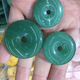 Green Aventurine Jade Beads Natural Stone DIY Loose Beads for Pendant Making