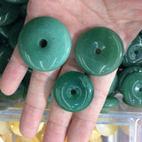 Green Aventurine Jade Beads Natural Stone DIY Loose Beads for Pendant Making