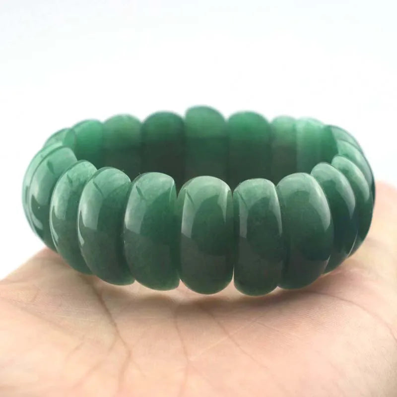 Green Aventurine Jade Stone Beads Bracelet DIY Jewelry for Woman