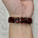 Iron Tiger Eye Stone Beads Bracelet Natural Gem Stone Bangle