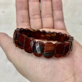 Natural Iron Tiger Eye Stone Beads Bracelet Gemstone Bangle for Women