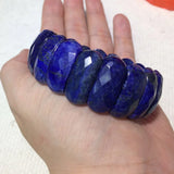 Natural Lapis Lazuli Stone Beads Bracelet Gemstone Bangle for Women