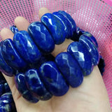 Lapis Lazuli Stone Beads Bracelet DIY for Woman