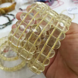 Natural Lemon Quartz Stone Beads Bracelet - Charming Jewelry Bracelet