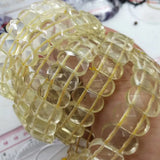 Natural Lemon Quartz Stone Beads Bracelet - Charming Jewelry Bracelet