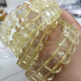 Natural Lemon Quartz Stone Beads Bracelet - Charming Jewelry Bracelet