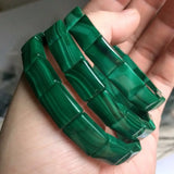 Natural Malachite Stone Beads Bracelet Fine Jewelry for Woman