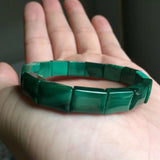 Natural Malachite Stone Beads Bracelet Fine Jewelry for Woman