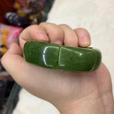 Natural Canadian Jade Stone Beads Bracelet DIY Jewelry for Women