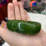 Natural Canadian Jade Stone Beads Bracelet DIY Jewelry for Women