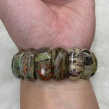 Rainforest Agates Bracelet Natural Stone Beads DIY Jewelry