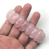 Natural Rose Quartz Stone Bracelet for Women