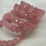 Rose Quartz Stone Beads Bracelet for Women DIY Jewelry