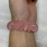Rose Quartz Stone Beads Bracelet for Love