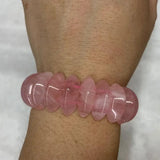 Rose Quartz Stone Beads Bracelet for Love