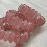 Rose Quartz Stone Beads Bracelet for Love