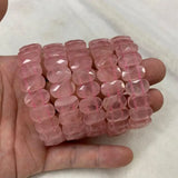 Rose Quartz Stone Beads Bracelet for Women DIY Jewelry