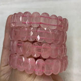 Rose Quartz Stone Beads Bracelet for Women DIY Jewelry