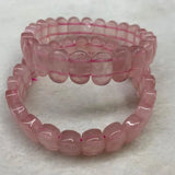 Rose Quartz Stone Beads Bracelet for Women DIY Jewelry