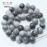 Hawks Eye Stone Beads for Jewelry Making 15in Strand 6/8/10mm Loose Beads
