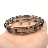 Natural Smoky Quartz Stone Beads Bracelet Gemstone DIY Jewelry