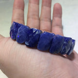 Natural Sodalite Stone Beads Bracelet Gemstone Bangle for Woman