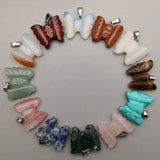 Natural Stone Butterfly Pendant Charms Animal Pendants 12pcs/lot