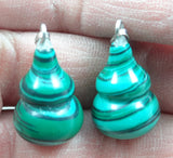 Natural Stone Quartz Crystal Tiger Eye Gourd Shape Charms Pendants