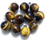 Natural Stone Round Ball Pendant for DIY Jewelry Making