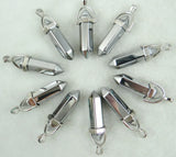 Stone Turquoises Quartz Crystal Lapis Charms Pendant for DIY Jewelry 24pcs