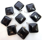 Turquoise Quartz Crystal Aventurine Charms Pendant DIY Necklace 24pcs