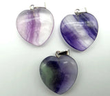Mixed Stone Heart Pendants for DIY Jewelry Making